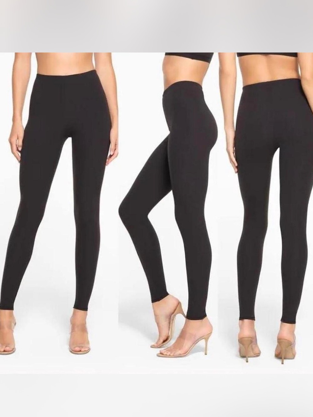 Skims Smoothing Seamless Leggings in Onyx XS NWOT